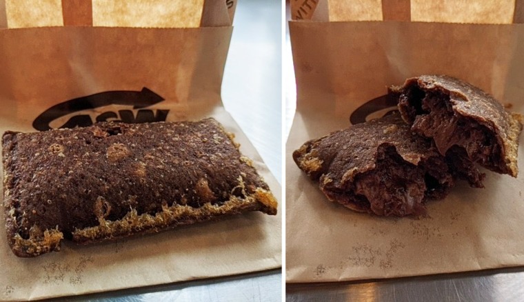 Chocolate Turnover made with KitKat from A&W
