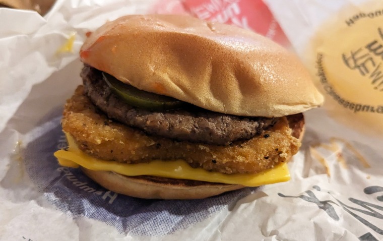 Chicken Cheeseburger at McDonald's